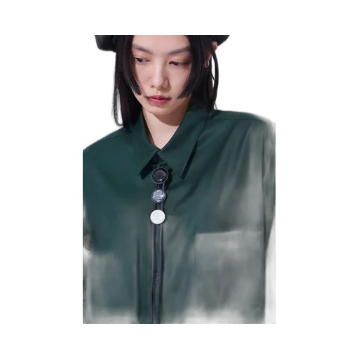 Brass Logo Motif Loop Tie