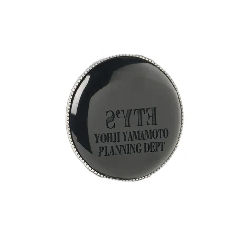 Brass Logo Motif Loop Tie