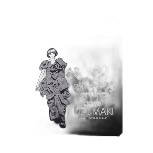 S'yte × Junji Ito -Uzumaki- Kirie＆Azami Wearing Yohji Yamamoto Printed Bag