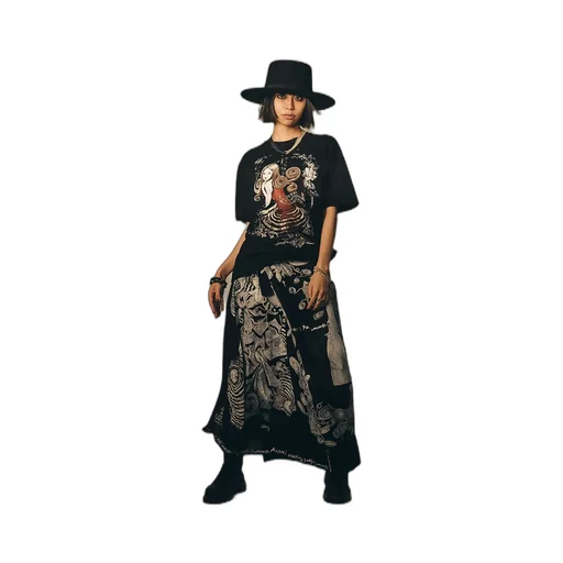 S'yte × Junji Ito -Uzumaki- Kirie Wearing Yohji Yamamoto Scarf
