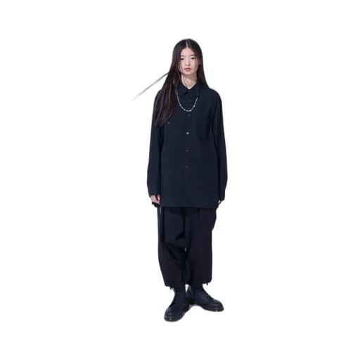 Cotton Linen Single Welt Pocket Shirt