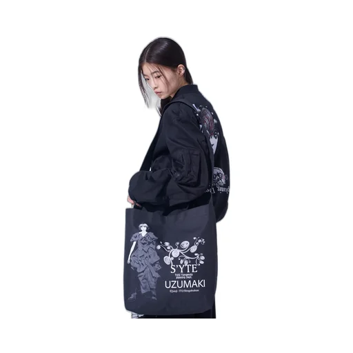S'yte × Junji Ito -Uzumaki- Kirie＆Azami Wearing Yohji Yamamoto Printed Bag
