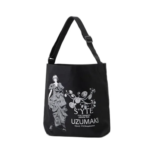 S'yte × Junji Ito -Uzumaki- Kirie＆Azami Wearing Yohji Yamamoto Printed Bag