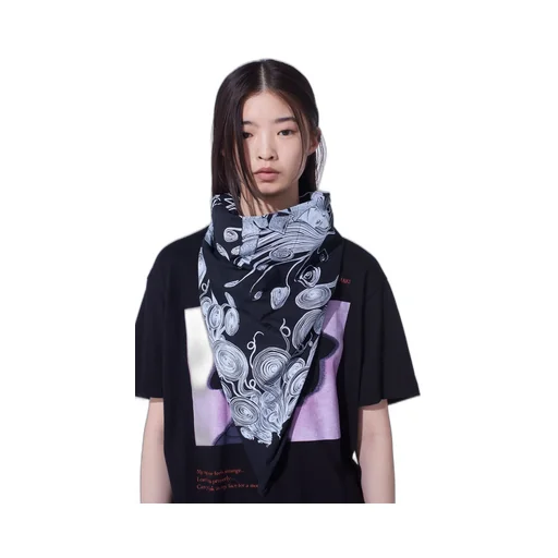 S'yte × Junji Ito -Uzumaki- Kirie Wearing Yohji Yamamoto Scarf