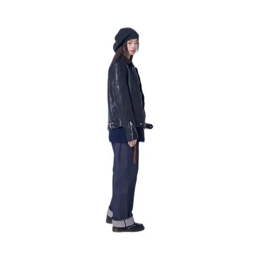 Washed Sheep Leather Classic Single-Breasted Jacket