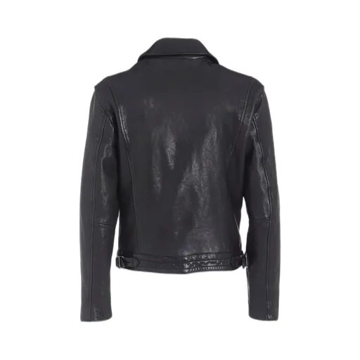Washed Sheep Leather Classic Double Riders Jacket