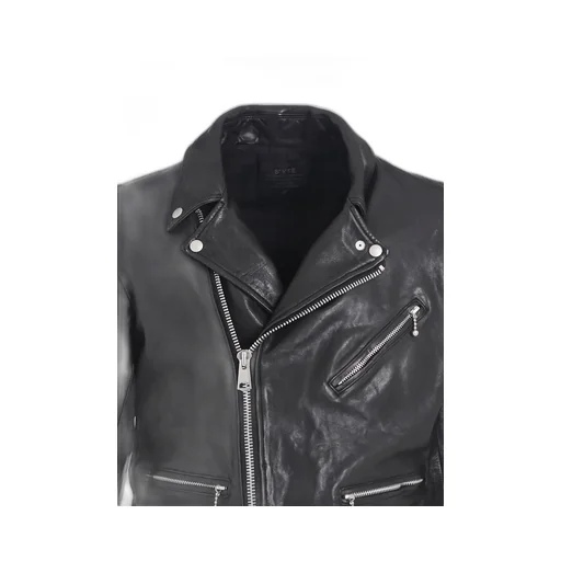 Washed Sheep Leather Classic Double Riders Jacket