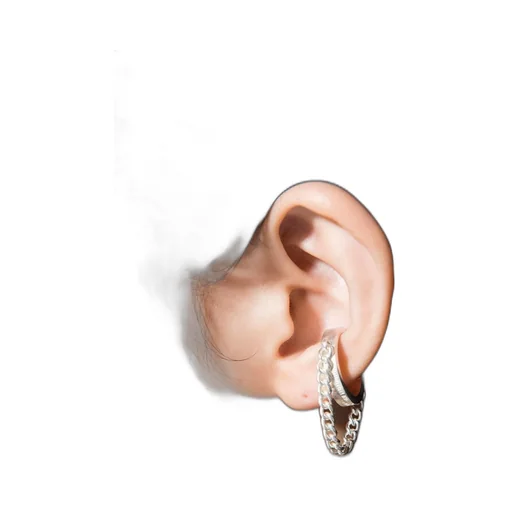 Brass Chain Ear Cuff Chain Ring