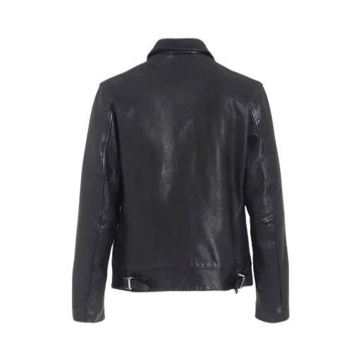 Washed Sheep Leather Classic Single-Breasted Jacket