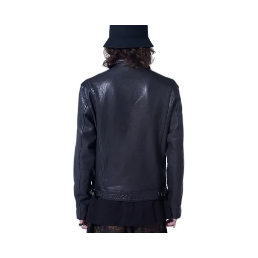 Washed Sheep Leather Classic Double Riders Jacket