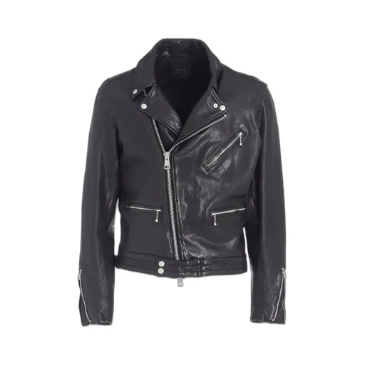 Washed Sheep Leather Classic Double Riders Jacket
