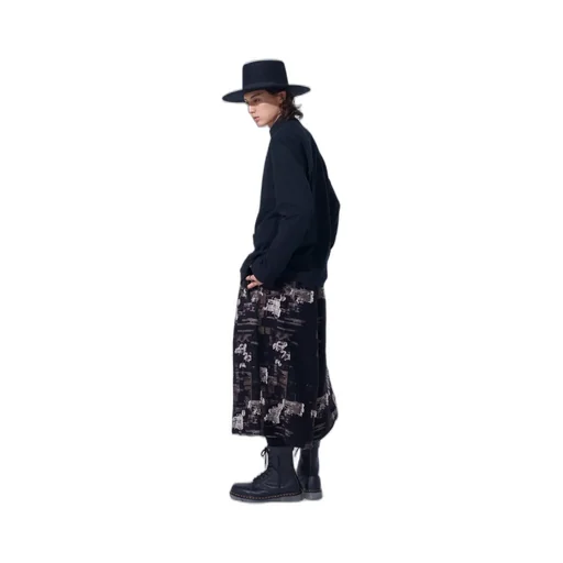 Cotton Jersey Stand Collar Double Jacket