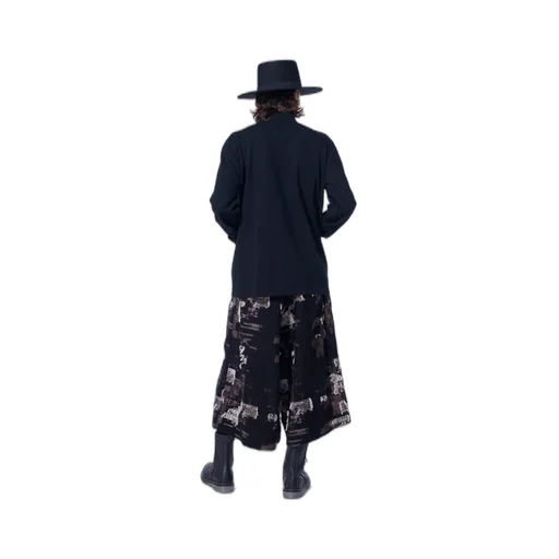 Cotton Jersey Stand Collar Double Jacket