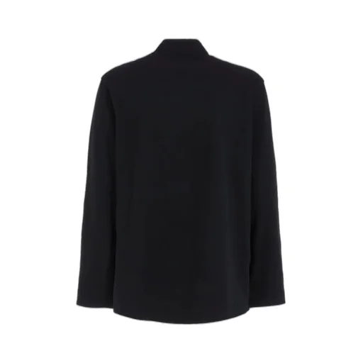 Cotton Jersey Stand Collar Double Jacket