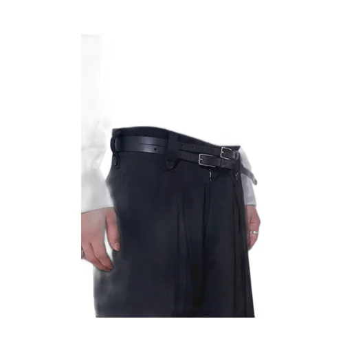 Cow Leather Double Belt