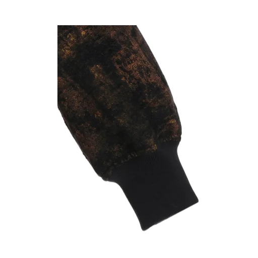 Check Jacquard Bomber Jacket