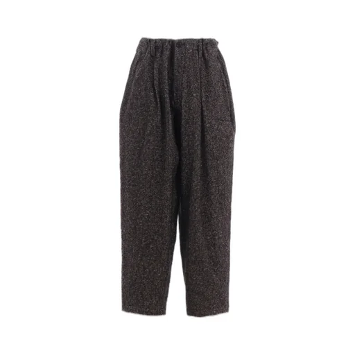 Brushed Twill Needle Punch Tapered Pants