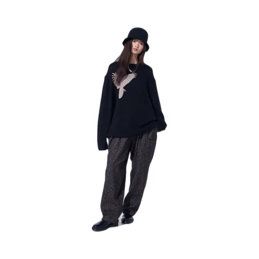 Brushed Twill Needle Punch Tapered Pants