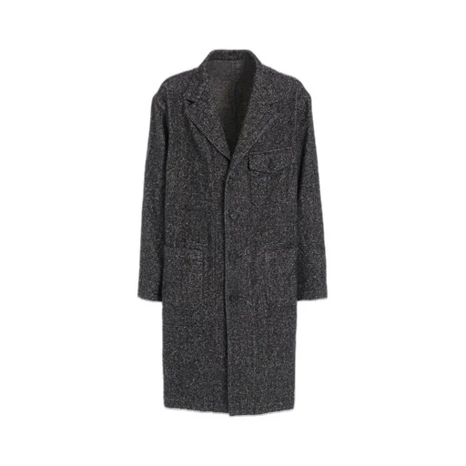 Brushed Twill Needle Punch Shop Coat