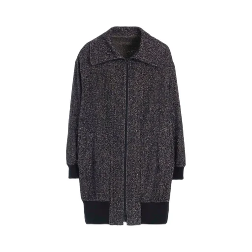 Brushed Twill Needle Punch Reversible Long Truck Top