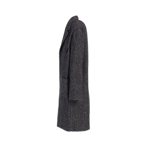 Brushed Twill Needle Punch Shop Coat