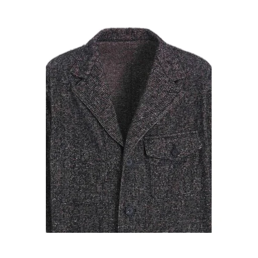 Brushed Twill Needle Punch Shop Coat