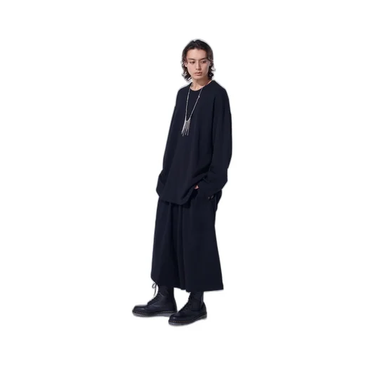 French Terry Culotte Pants