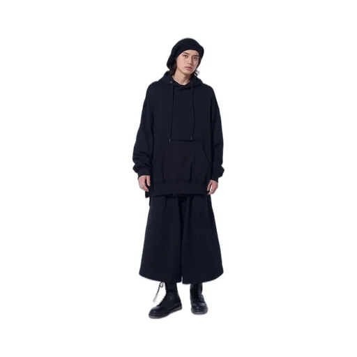 French Terry Side Zip Hoodie