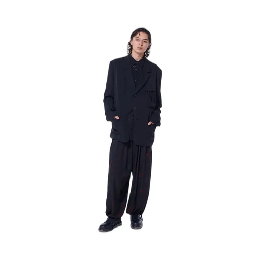 Crepe De Chine Shirring Pockets Jacket