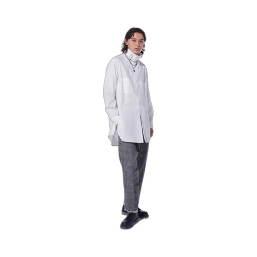 Glen Check Cut-Out Hem Pants