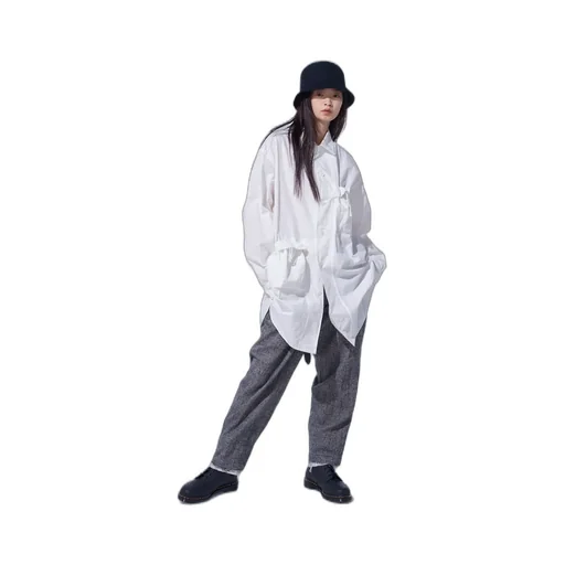 Glen Check Cut-Out Hem Pants