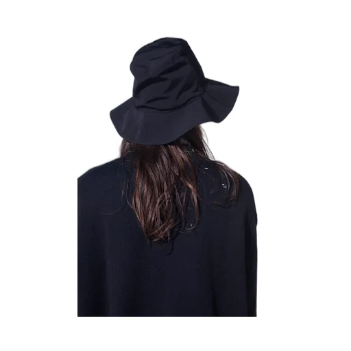 Crepe De Chine Long Brim Hat