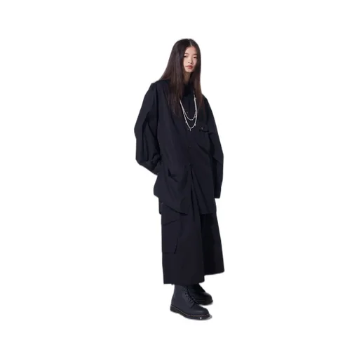 Cotton Broad Oversized Double Collar Shirt
