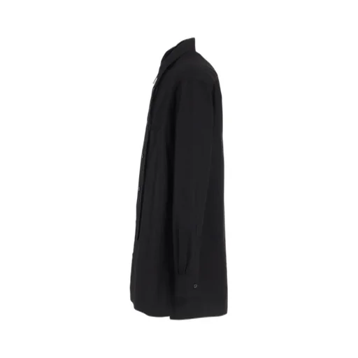Cotton Broad Ribon Stand Collar Shirt