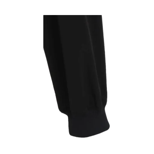 Crepe De Chine Hem Rib 2 Tuck Jogger Pants