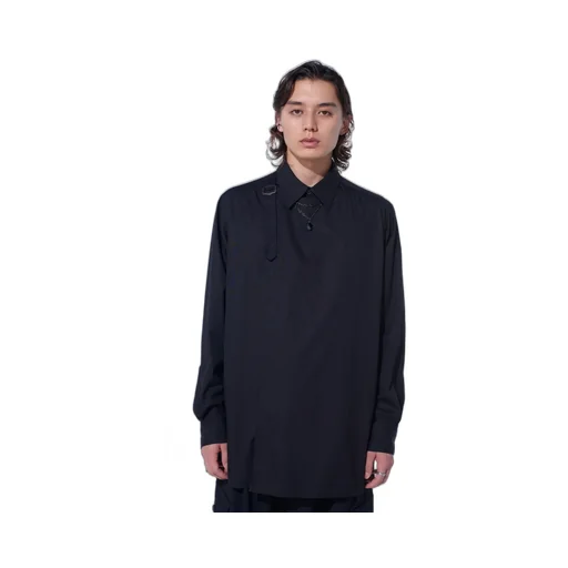 Cotton Broad Front Layer Shirt