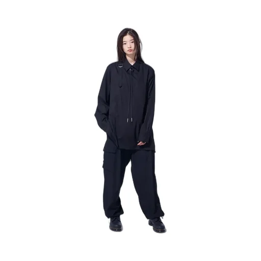 Cotton Broad Front Layer Shirt