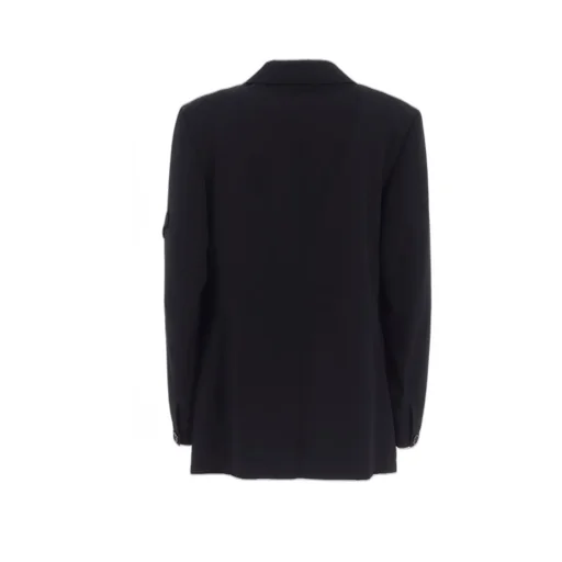 Washer Wool Gabardine Asymmetric Pocket Jacket