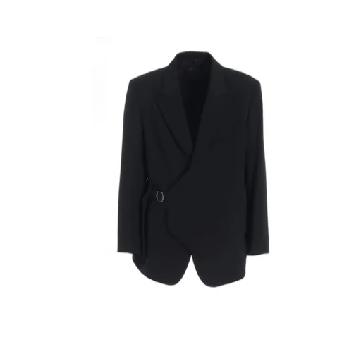 Washer Wool Gabardine Vest Front Jacket
