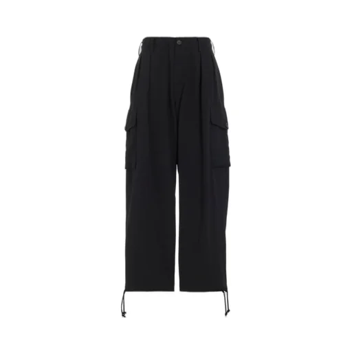 Washer Wool Gabardine 2 Tuck Cargo Pants