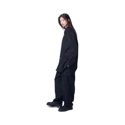 Washer Wool Gabardine 2 Tuck Cargo Pants