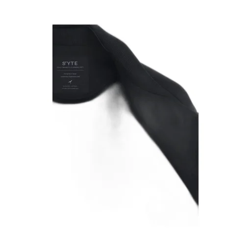 Pe/Smooth Zipper Thread Turtle Neck Jacket