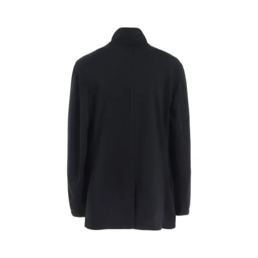 Pe/Smooth Zipper Thread Turtle Neck Jacket