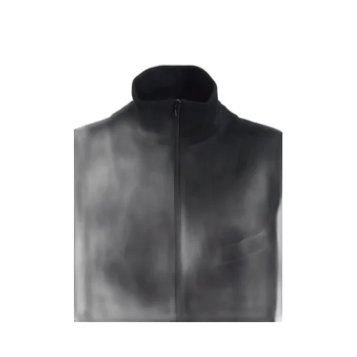 Pe/Smooth Zipper Thread Turtle Neck Jacket
