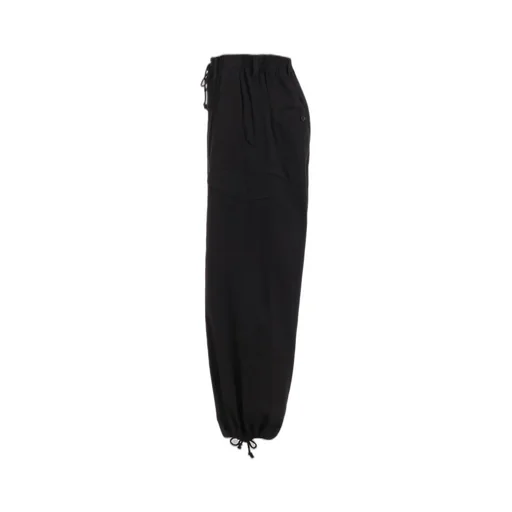 Cotton Twill Wide Sarouel Pants