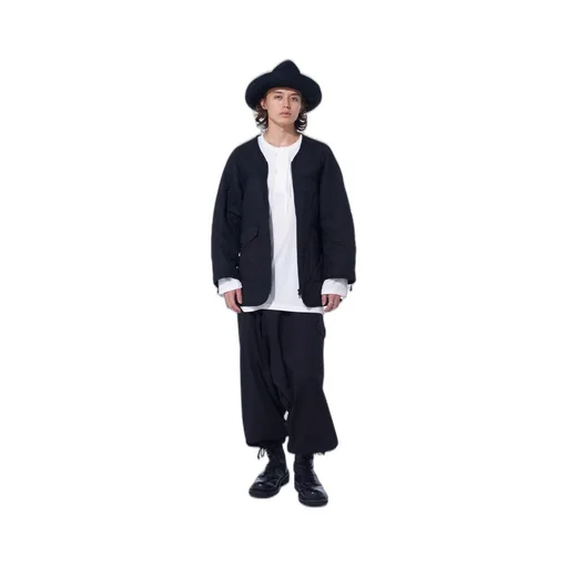 Cotton Twill Wide Sarouel Pants