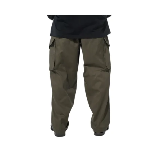 Cotton Twill Knee Tuck Cargo Pants