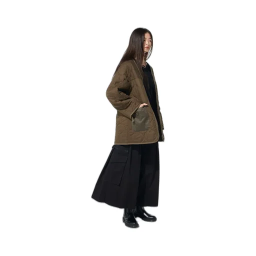 Cotton Twill Cargo Culotte Pants