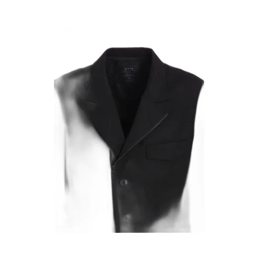Cotton Twill Peaked Lapel Tailored Jacket