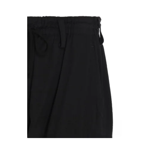 Cotton Twill Wide Sarouel Pants